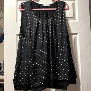 PLUS 2X Daniel Rainn Polkadot Tank Top